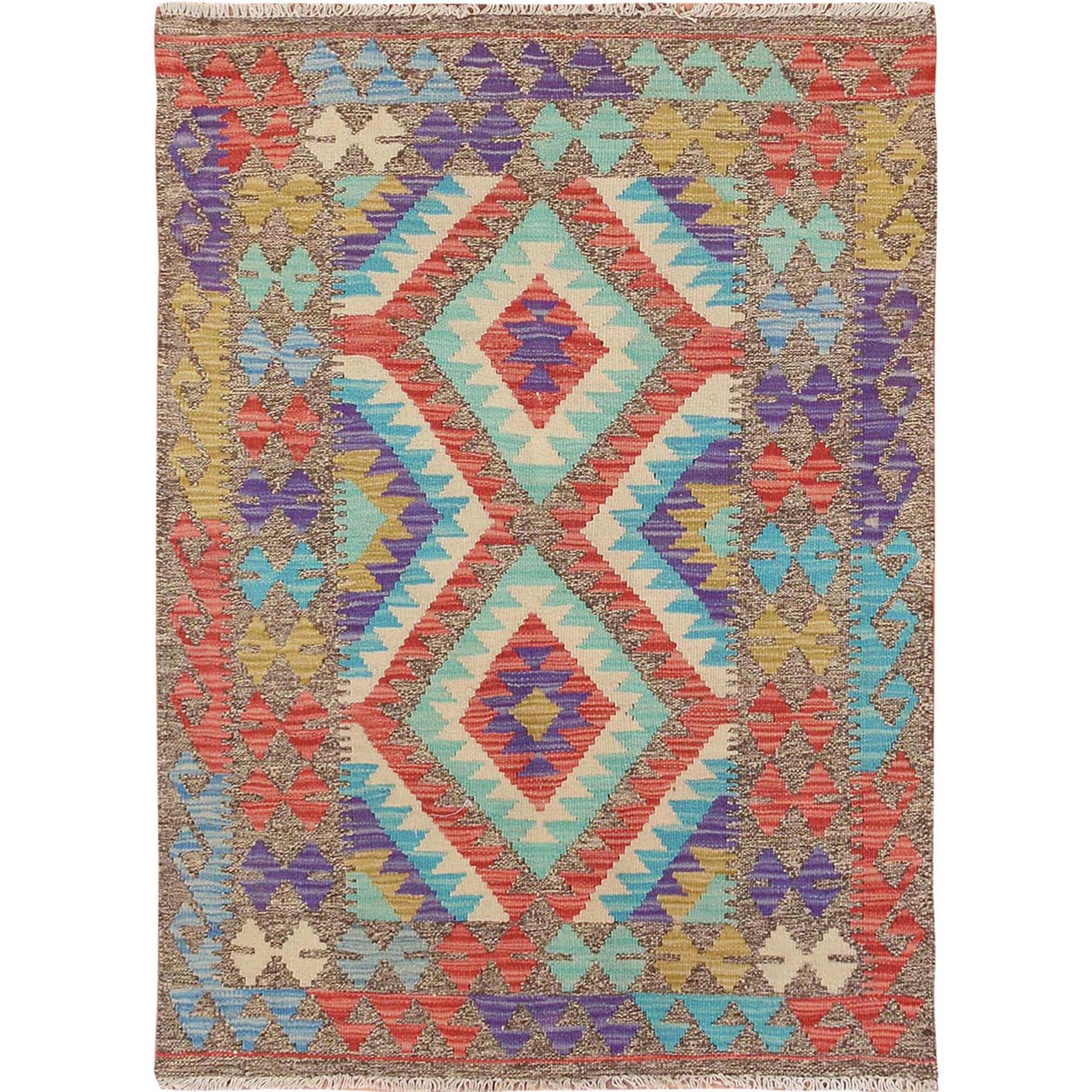 Traditional Wool Hand-Woven Area Rug 3'0